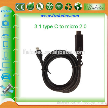 High quality 3.1 usb to micro usb 2.0 cable